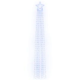 Juletrelys 320 LEDs blå 375 cm
