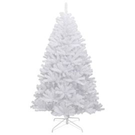 Kunstig henglset juletre med flokket snø 120 cm