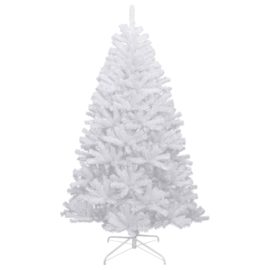 Kunstig henglset juletre med flokket snø 240 cm