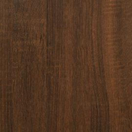 Skohylle brun eik 69x35x50 cm konstruert tre
