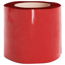 Dørgardin rød 200 mm x 1,6 mm 50 m PVC
