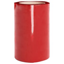 Dørgardin rød 300 mmx2,6 mm 10 m PVC
