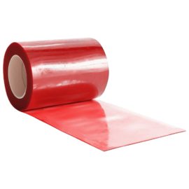 Dørgardin rød 300 mmx2,6 mm 25 m PVC