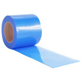 Dørgardin blå 200 mm x 1,6 mm 50 m PVC