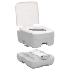 Bærbart campingsett toalett og håndvask
