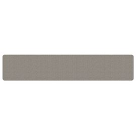 Teppeløper sisal-utseende sølv 50×250 cm