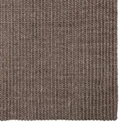 Sisalteppe for klorestolpe brun 80×150 cm