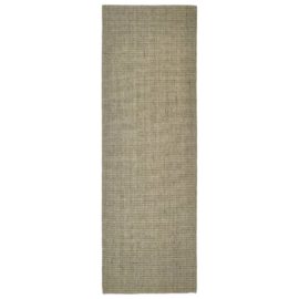 Sisalteppe for klorestolpe gråbrun 66×200 cm