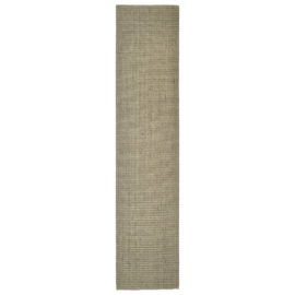 Sisalteppe for klorestolpe gråbrun 66×300 cm