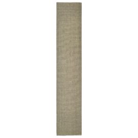 Sisalteppe for klorestolpe gråbrun 66×350 cm