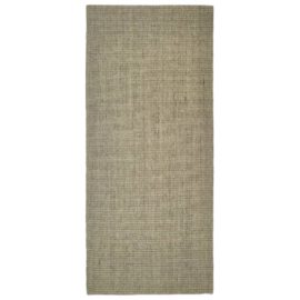 Sisalteppe for klorestolpe gråbrun 80×150 cm