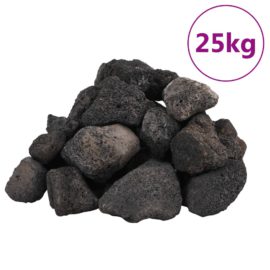 Lavasteiner 25 kg svart 5-8 cm