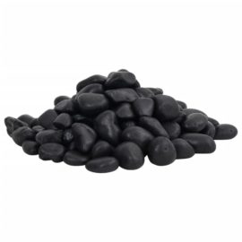 Polerte småstein 10 kg svart 2-5 cm
