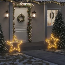 Julelysdekorasjon med pigger stjerne 115 LEDs 85 cm