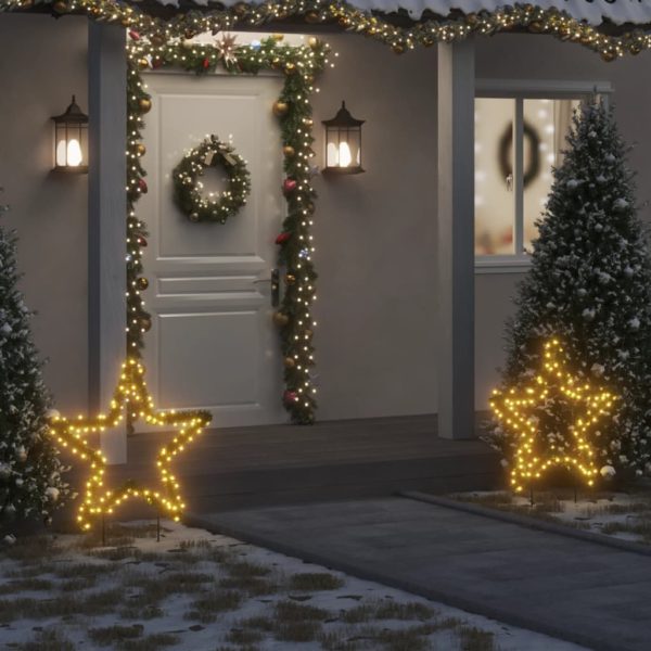 Julelysdekorasjon med pigger stjerne 115 LEDs 85 cm