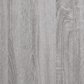 Skohylle grå sonoma 60x30x45 cm konstruert tre