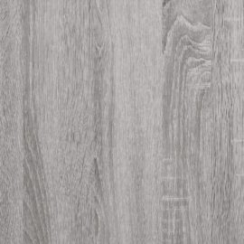Skohylle grå sonoma 60x30x85 cm konstruert tre