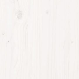 Skoskap hvit 52x30x104 cm heltre furu