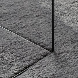 Teppe HUARTE kort luv mykt og vaskbart antrasitt 80×150 cm