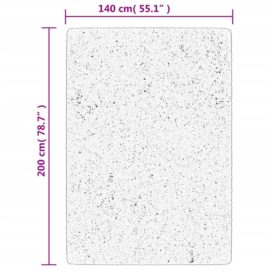 Teppe HUARTE kort luv mykt og vaskbart antrasitt 140×200 cm