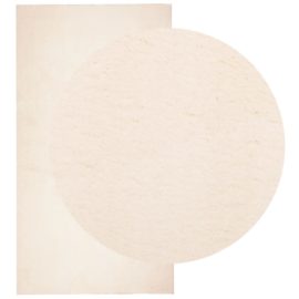 Teppe HUARTE kort luv mykt og vaskbart beige 80×150 cm