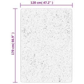 Teppe HUARTE kort luv mykt og vaskbart beige 120×170 cm