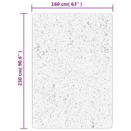 Teppe HUARTE kort luv mykt og vaskbart beige 160×230 cm