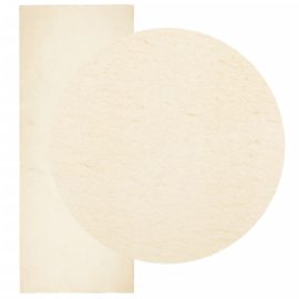 Teppe HUARTE kort luv mykt og vaskbart kremhvit 80×200 cm