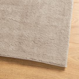 Teppe HUARTE kort luv mykt og vaskbart sand 60×110 cm