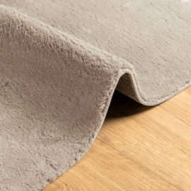 Teppe HUARTE kort luv mykt og vaskbart sand 240×240 cm