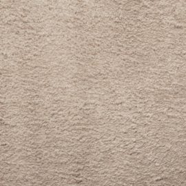 Teppe HUARTE kort luv mykt og vaskbart sand Ø 80 cm