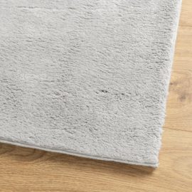 Teppe HUARTE kort luv mykt og vaskbart grå 80×250 cm