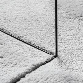 Teppe HUARTE kort luv mykt og vaskbart grå 80×250 cm