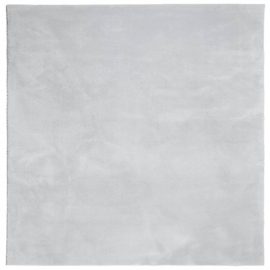 Teppe HUARTE kort luv mykt og vaskbart grå 240×240 cm