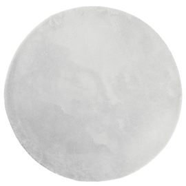 Teppe HUARTE kort luv mykt og vaskbart grå Ø 80 cm