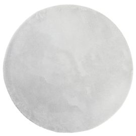 Teppe HUARTE kort luv mykt og vaskbart grå Ø 160 cm