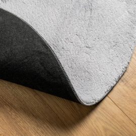 Teppe HUARTE kort luv mykt og vaskbart grå Ø 160 cm