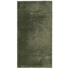 Teppe HUARTE kort luv mykt og vaskbart skogsgrønn 60×110 cm