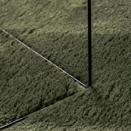 Teppe HUARTE kort luv mykt og vaskbart skogsgrønn 80×200 cm