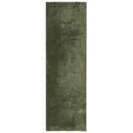 Teppe HUARTE kort luv mykt og vaskbart skogsgrønn 80×250 cm
