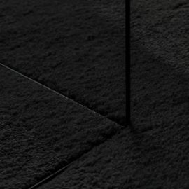 Teppe HUARTE kort luv mykt og vaskbart svart 160×230 cm