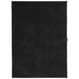 Teppe HUARTE kort luv mykt og vaskbart svart 240×340 cm