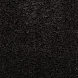 Teppe HUARTE kort luv mykt og vaskbart svart Ø 120 cm