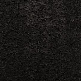Teppe HUARTE kort luv mykt og vaskbart svart Ø 200 cm
