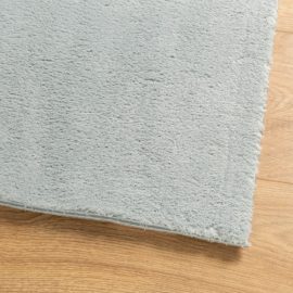 Teppe HUARTE kort luv mykt og vaskbart blå 80×200 cm