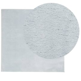 Teppe HUARTE kort luv mykt og vaskbart blå 160×160 cm