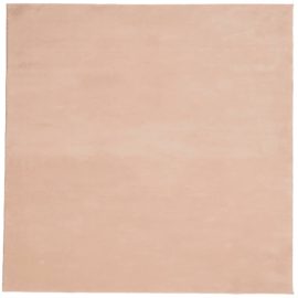 Teppe HUARTE kort luv mykt og vaskbart blush 240×240 cm