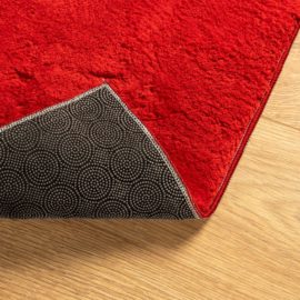 Teppe HUARTE kort luv mykt og vaskbart rød 80×150 cm