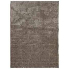 Teppe ISTAN med lang luv skinnende utseende grå 200×280 cm