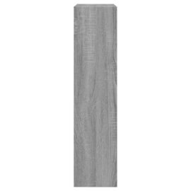 Skoskap grå sonoma 60x21x87,5 cm konstruert tre